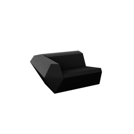 Sofa Faz 100 prawy bok czarny