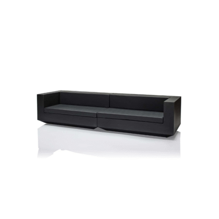 Sofa Vela 160 prawy + 160 lewy bok czarny