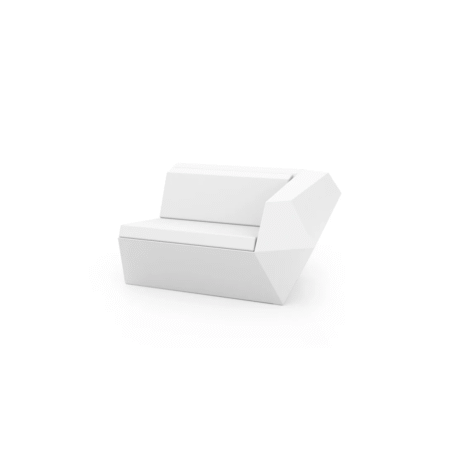 Sofa Faz 100 lewy bok biały