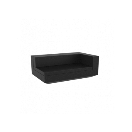 Sofa Vela 160 lewy bok czarny